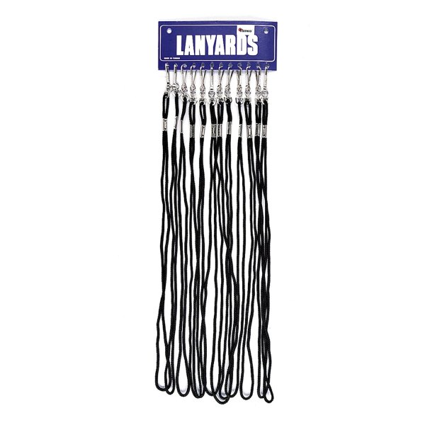 Rothco Black Whistle Lanyard Or ID Lanyard Badge Lanyard Rothco 10399